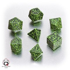 Forest Dice Set - Green/Black